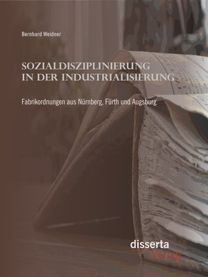 cover image of Sozialdisziplinierung in der Industrialisierung